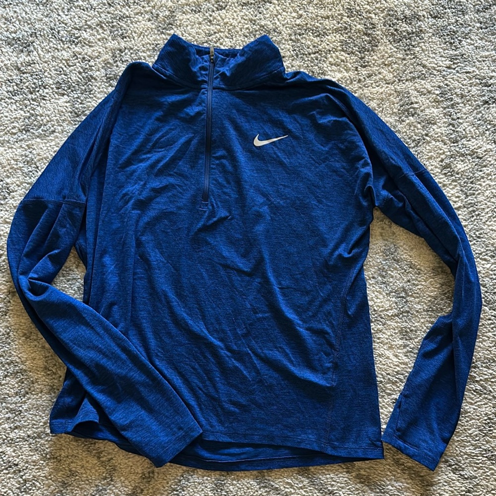 Cobalt blue Nike quarter zip - dri fit Nike running